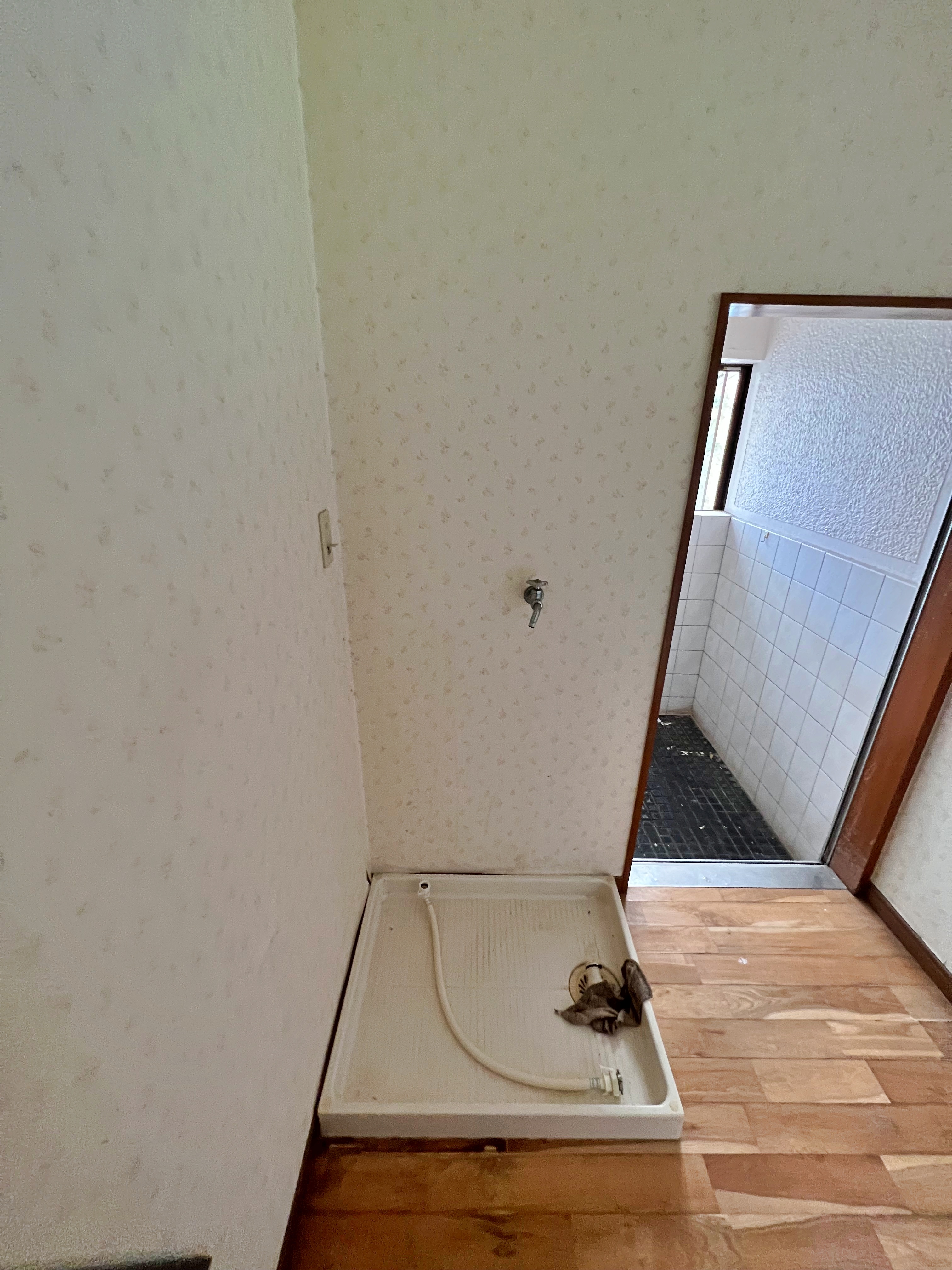 オシャレな脱衣場になりました